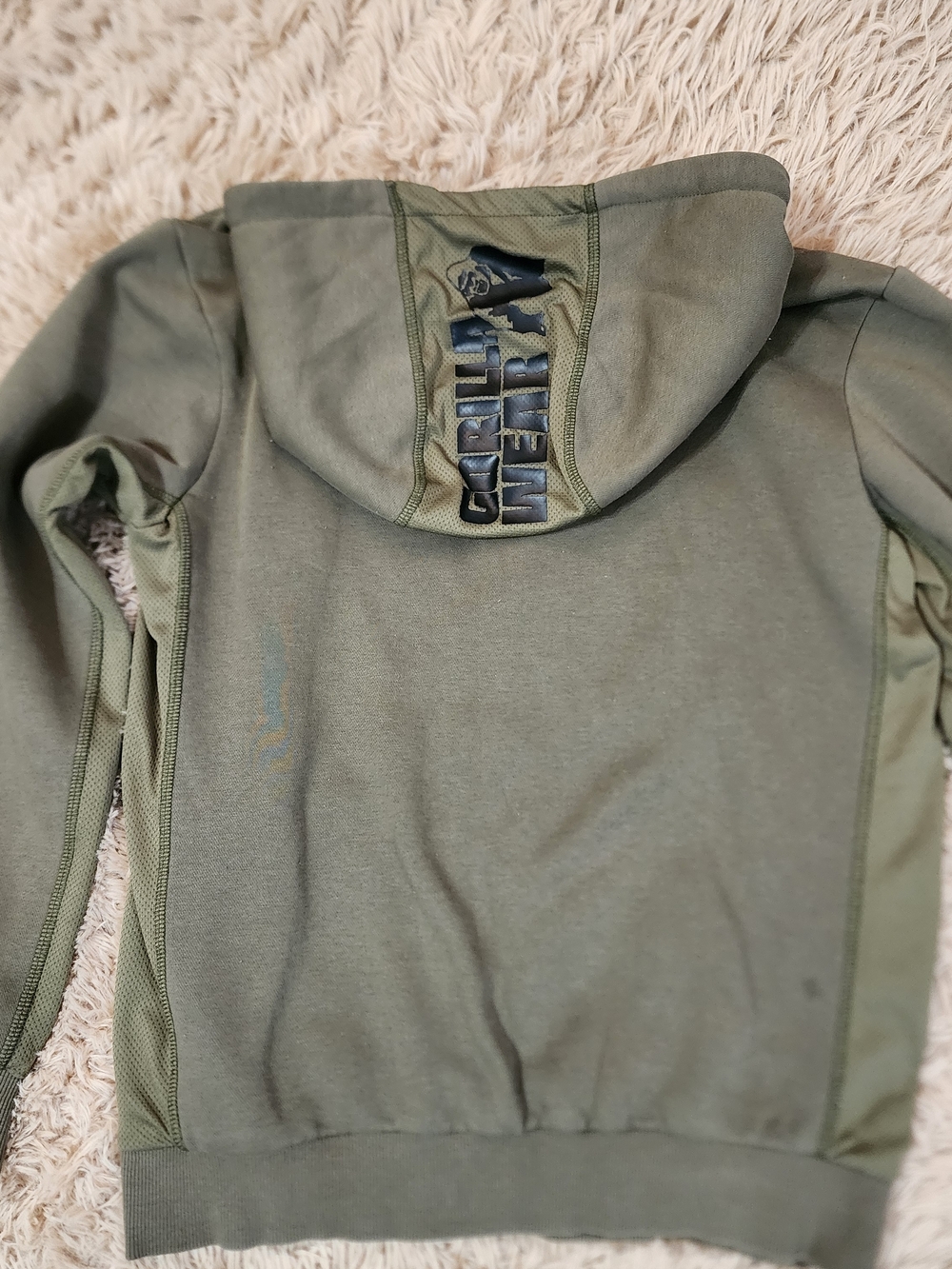 Gorilla Wear Bowie Mesh Zipped Hoodie - Picture 9 of 11